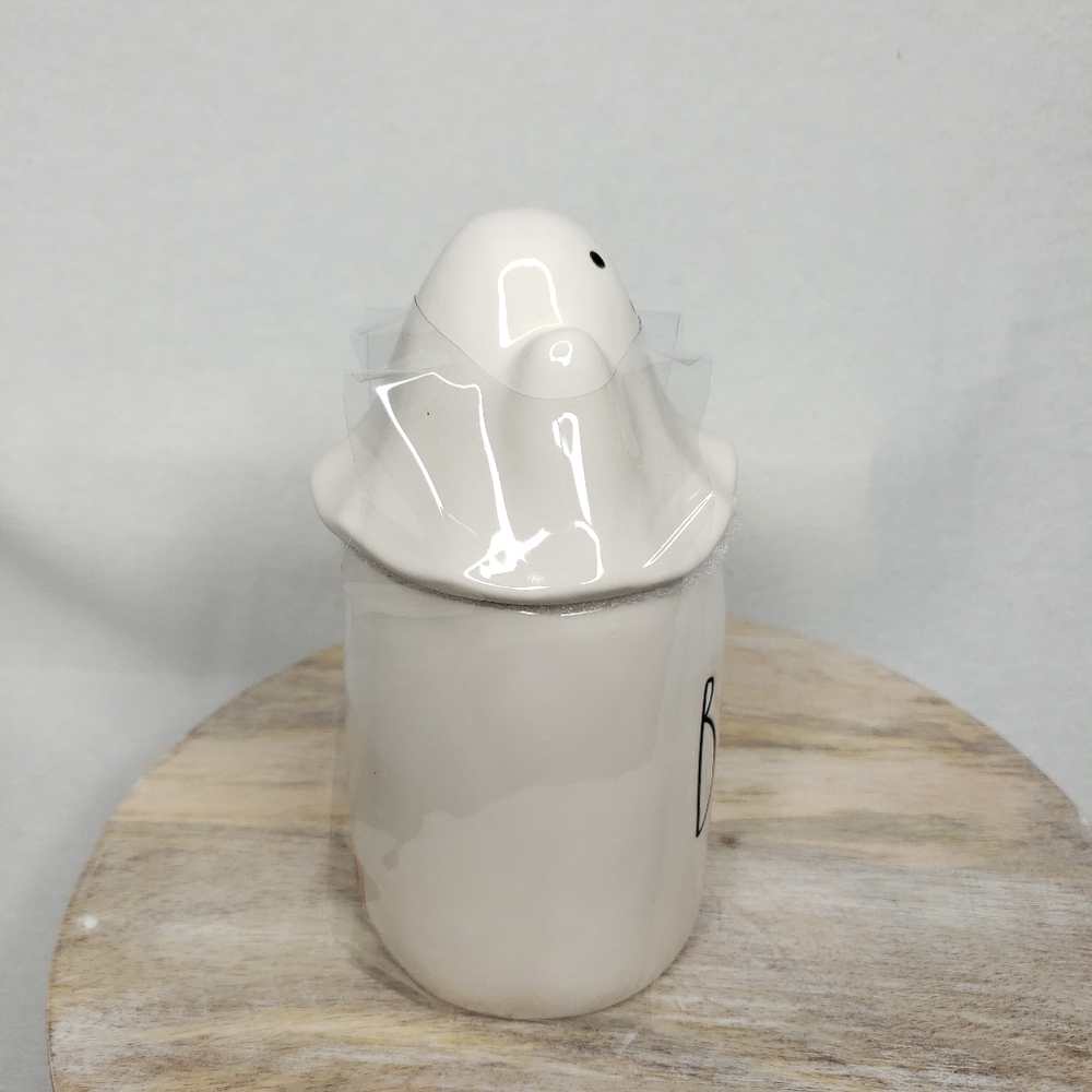 Rae Dunn Boo Mug with Ghost Topper New - Picture 3 of 5